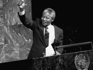 In 1990 Nelson Mandela journeyed to Durban to address ANC supporters to foster peace in Natal