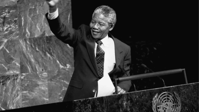 In 1990 Nelson Mandela journeyed to Durban to address ANC supporters to foster peace in Natal