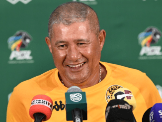 Kaizer Chiefs coach Cavin Johnson during a Nedbank Cup press conference at PSL headquarters in Johannesburg on Thursday.