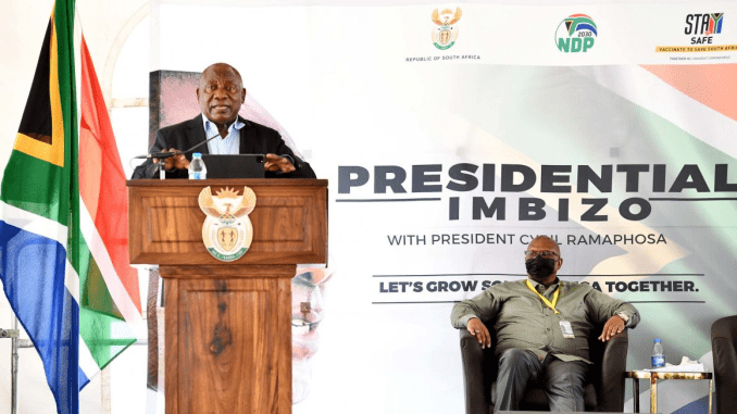 At the Ekurhuleni Presidential Imbizo, President Ramaphosa Will Address Issues Related to Service Delivery