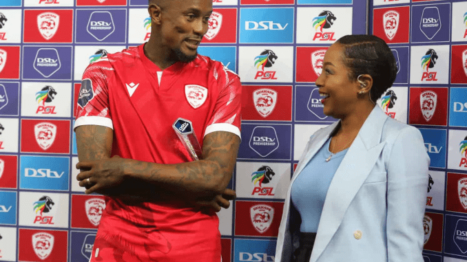 Man of the match Linda Mntambo during the DStv Premiership match between Sekhukhune United and Orlando Pirates at Peter Mokaba Stadium on Saturday.