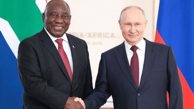 President Ramaphosa congratulates President Putin on his re-election