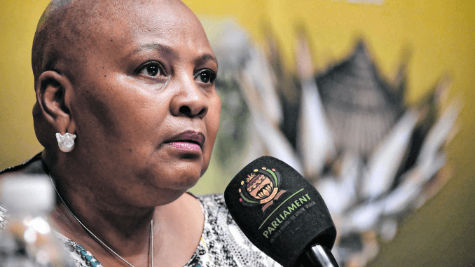 Nosiviwe Mapisa-Nqakula is Accused of Money Laundering and Corruption on Twelve Counts