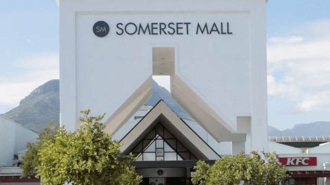 Somerset Mall is Closed Due to Roof Sheeting Blown Off by Severe Western Cape Winds.