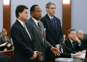 O.J. Simpson appears at an arraignment hearing in Las Vegas in November 2007.
